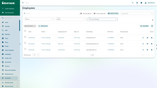 MintHCM - Employees - Filters